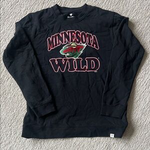 Minnesota Wild Black Sweatshirt size Large